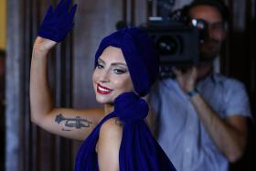 Lady Gaga and Tony Bennett launched a jazz album on Monday that lets the pop diva put aside her wacky image.