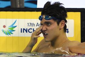 &quot;I would’ve liked to have two golds and a bronze, but credit to Shi Yang, he swam a good race. I was behind him from the start, and playing catch up the whole way.&quot; - Joseph Schooling (above) on the disappointement of losing the 50m butterfly event yesterday (Sept 25).