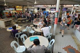 PATIENT: The waiting time for each customer at Kok Kee Wanton Noodles yesterday was about 25 minutes.