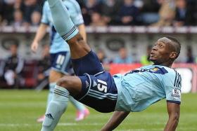 SENSATION: Senegalese striker Diafra Sakho has quickly settled into the EPL with five goals in six games.