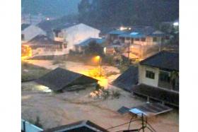 At least three people have been killed during the massive mud flood that was caused by the downpour at Cameron Highlands yesterday.
