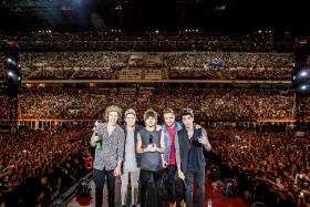 Boy-band sensation One Direction were among the big winners that failed to turn up to collect their prizes at one of Europe&#039;s top music events on Sunday, after they scooped three MTV Europe Music Awards in Glasgow.