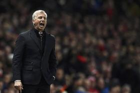 SPECULATION: Alan Pardew (above) has been strongly linked with the vacant post at Selhurst Park following the sacking of Neil Warnock.