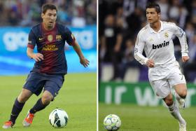 Sir Alex Ferguson says Lionel Messi and Cristiano Ronaldo are miles ahead of the rest