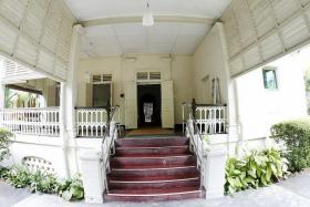 FOND MEMORIES: Dr Lee Wei Ling said the veranda was where "as very small children, our birthdays were celebrated with one cake, Mama and two siblings". "It was also where Cikgu Amin (Mohd Amin Sapawi) taught us Malay two to three times a week and where Ting lao shi (teacher in Mandrain) taught us Mandarin," she added.