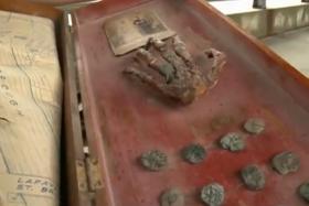 A family in Tampa, Florida discovered a box containing pirate&#039;s treasure while clearing out their grandfather&#039;s attic.