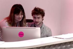 Harry Potter star Daniel Radcliffe tried his hand at being a receptionist for Nylon Magazine for an hour. It didn&#039;t go too well.
