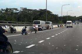 RUSH: Motorists picking up the notes that were strewn all over the BKE.