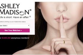 The infamous Ashley Madison website which promotes having an affair.