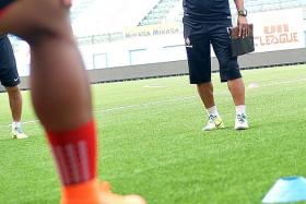 WE MUST WIN: Fandi Ahmad (above) has warned his team not to underestimate cellar-dwellers Sime Darby.