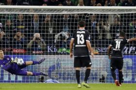 &quot;We didn’t play well. We were really disjointed and have been in the last couple of games in the Premier League that we’ve lost.&quot; - Man City goalkeeper Joe Hart (left, saving a penalty from Moenchengladbach’s Raffael, right)