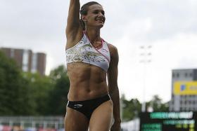 BIG BLOW: Pole vaulter Yelena Isinbayeva (below) might not get the chance to make a comeback at next year&#039;s Rio Olympics if the IAAF ban on Russia is not lifted by then.  