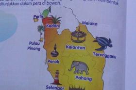 Malaysia&#039;s education ministry has vowed to correct an error in a history textbook which depicts Malacca on the east coast of Peninsula Malaysia.