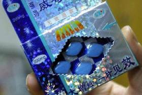 BLUE FIX: The Chinese version of Viagra, a drug that is used to treat erectile dysfunction.