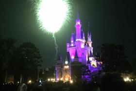Fireworks are one of the best reasons to stay late at Tokyo Disneyland.