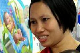VIOLENT: Indonesian maid Khaerun Nisa Selfitriya was caught on camera ill-treating her employer&#039;s children. 