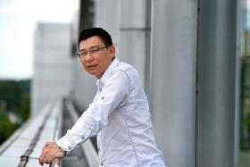 LIFELONG LEARNING: Mr Kenny Loh read investment books and spent $4,000 on a course.