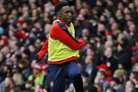 ON A HIGH: With Olivier Giroud misfiring, Danny Welbeck (above)  must grab this opportunity to stake his claim for a spot in the Arsenal first 11.