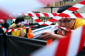 VICTORY: Linn Min Htoo was the winner at last year&#039;s Nerf competition at TNP Readers&#039; Carnival (above).