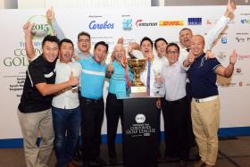 Team Boustead, the winner of BT Corporate Golf League 2015.