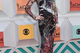 Nicole Kidman attends the 51st Academy of Country Music Awards at MGM Grand Garden Arena on  in Las Vegas, Nevada.