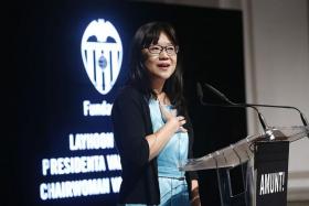 VALUE IN VALENCIA WORK: Valencia president Chan Lay Hoon (above) says her current job is one of the most meaningful she&#039;s had.