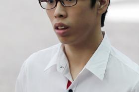 SENTENCED: Trevor Chang Jun Kit was given two years&#039; probation.