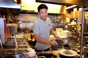 HUNGRY: Yeo in the Tenderfresh Classic kitchen, which he is a co-owner of.  