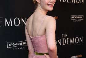 US actress Elle Fanning attends the The Neon Demon New York Premiere at Metrograph on June 22, 2016 in New York City