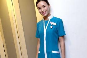 Actress Rebecca Lim plays a nurse for the fourth time in You Can Be An Angel 2.