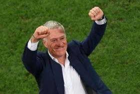 DIDIER DID IT: France coach Didier Deschamps' tactical organisation helps him trump Germany. 