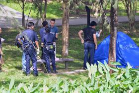 A dead body was found at Chinese Garden on August 4 at 1.50pm. Chinese Garden was closed for police investigations.