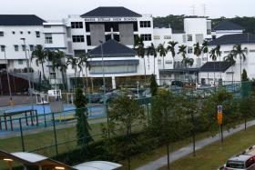 A view of Maris Stella High School from Bartley Road.