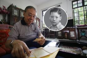 Mr William Gwee reminisces over his memories as a 12 year old during World War 2