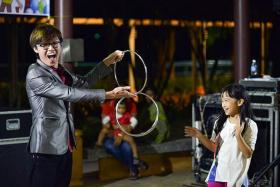 MAGIC SHOW: Magician Jonathan Ng will be the main attraction at the Our Blocks Rock party in Yew Tee this weekend.