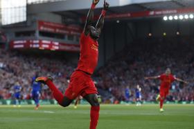 ON SONG: Liverpool will be pleased with the standout display by Sadio Mane, scorer of their second goal. 
