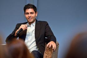 SOUND ADVICE: Adrian Grenier (above), best known for his leading role in Entourage, was in town for the ArtScience On Screen: In Conversation With series, sharing advice with students about the risks involved in an arts career.