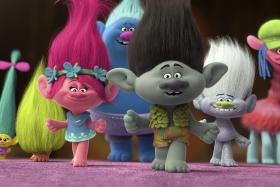 Trolls, featuring the voices of Anna Kendrick and Justin Timberlake