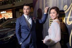 SUPERSTAR: Hong Kong actor Ruco Chan was one of the biggest winners at the StarHub TVB Awards 2016, bagging the My Favourite TVB Actor award for the third year running. He was also tops in My Favourite TVB Onscreen Couple with his A Fist Within Four Walls co-star Nancy Wu (above, on right).