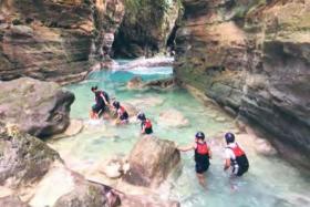 Adventure seekers should not miss the Kawasan Falls for canyoneering.