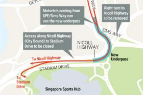 New underpass for faster ride to Nicoll Highway