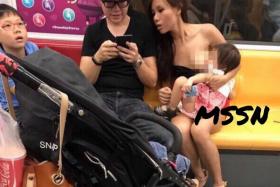 A photo of Ms Cheryl Lee breastfeeding without a cover in an MRT train went viral.
