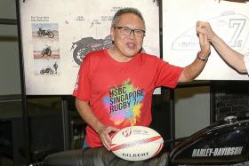 File photo of Singapore Rugby Union president Low Teo Ping.