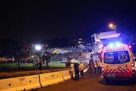 Worker killed after part of viaduct collapses