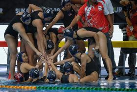 Water polo girls survive scare in SEA Games opener