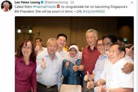 PM congratulates Halimah, thanks other two applicants