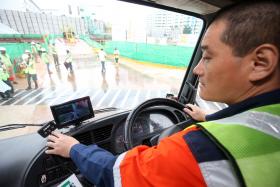 The &quot;Drive Safe, Work Safe&quot; campaign is to raise awareness of the potential risks of vehicles in the workplace. Tech such as cameras that allow truck drivers to check  blind spots.