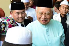 Prime Minister Najib Razak, who is also the president of Umno. 