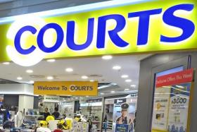 Big retailers like Courts are investing their e-commerce platforms. 