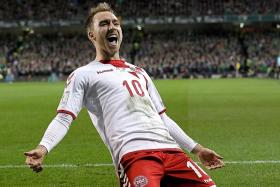 Denmark hail hat-trick hero Eriksen